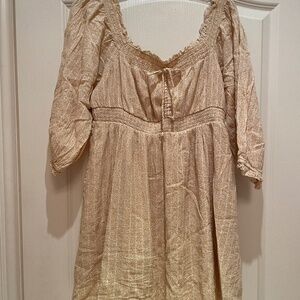 American Eagle Outfitters Tan Mini Dress